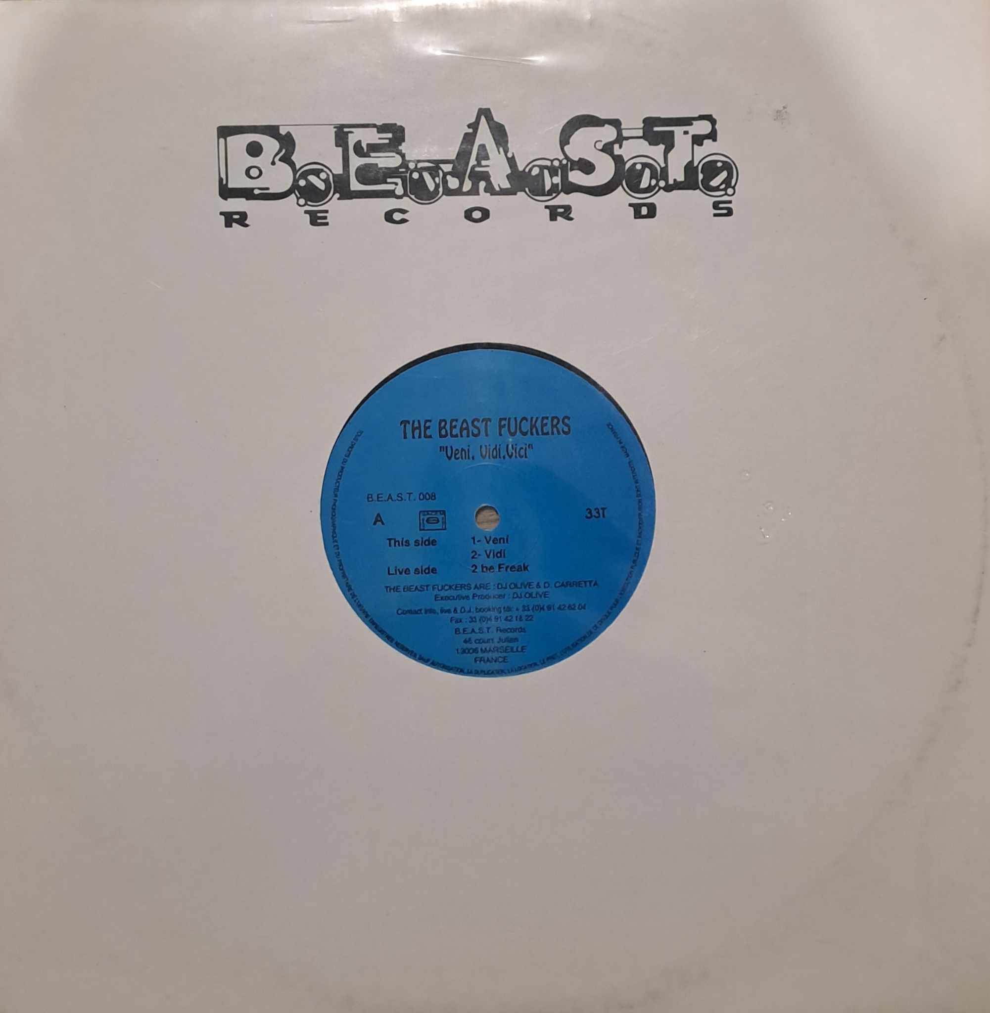 B.E.A.S.T. 08 - vinyle hardcore